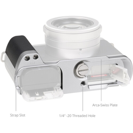 SmallRig 5701 - montażowa płytka L-kształtna z silikonowym uchwytem do Panasonic Lumix L10